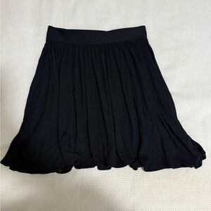 Express Black A-Line Flowy Skirt